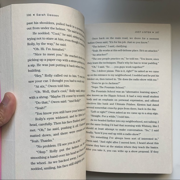 2 for $12 📖 Just Listen by Sarah Dessen - Picture 4 of 7